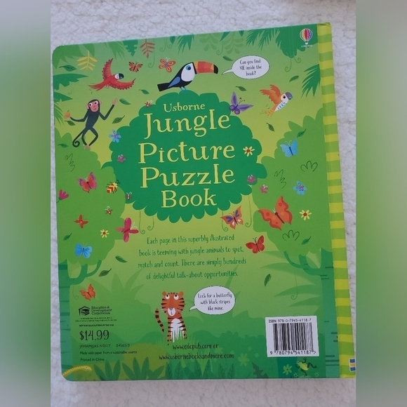 Look and Find Jungle & Lift The Flap First Math Hardcover books. - Picture 6 of 16